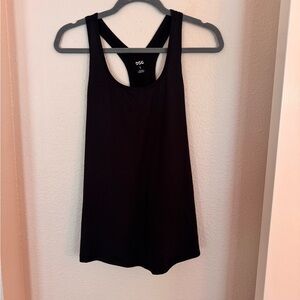 DSG Black Sleeveless Tank Top
